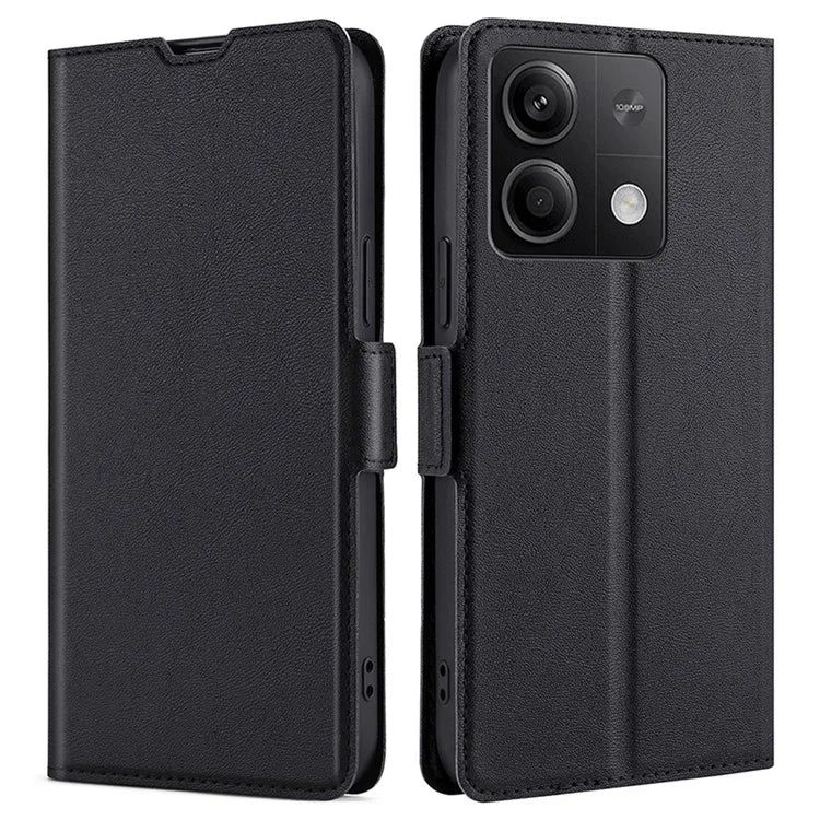 For Xiaomi Redmi Note 13 5G Case Slim PU Leather Shockproof Phone Cover with Card Holder
