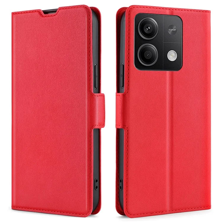 For Xiaomi Redmi Note 13 5G Case Slim PU Leather Shockproof Phone Cover with Card Holder
