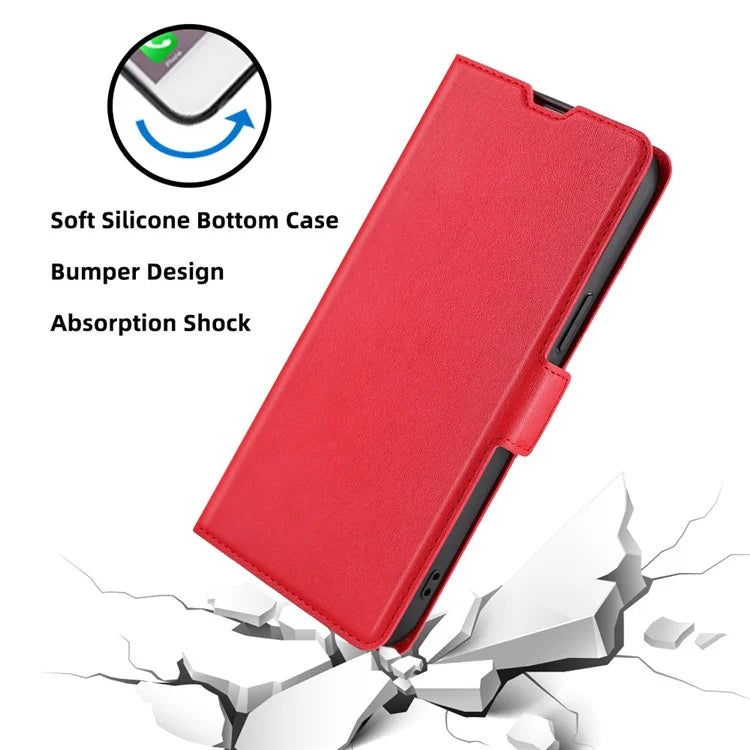 For Xiaomi Redmi Note 13 Pro+ 5G Case Protective TPU Inner Shell PU Leather Phone Cover