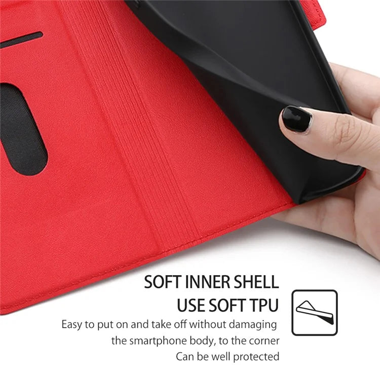 For Xiaomi Redmi Note 13 Pro+ 5G Case Protective TPU Inner Shell PU Leather Phone Cover