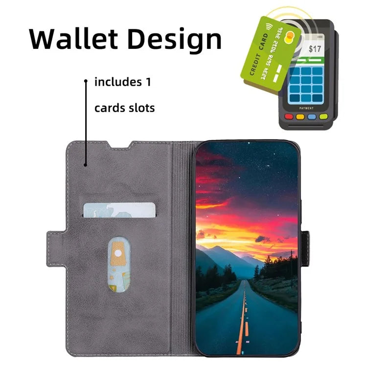For Xiaomi Redmi Note 13 Pro+ 5G Case Protective TPU Inner Shell PU Leather Phone Cover