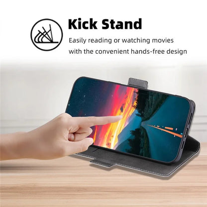 For Xiaomi Redmi Note 13 Pro+ 5G Case Protective TPU Inner Shell PU Leather Phone Cover
