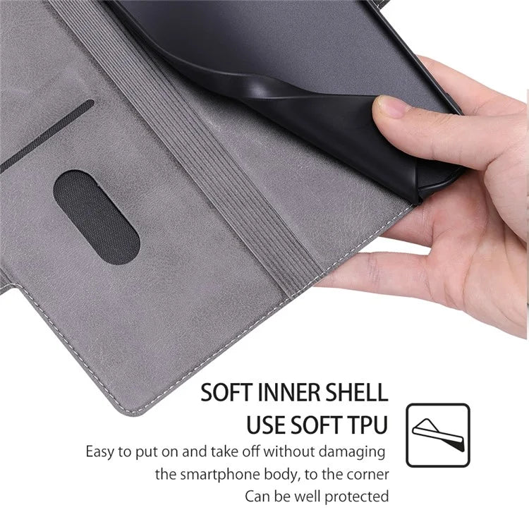 For Xiaomi Redmi Note 13 Pro+ 5G Case Protective TPU Inner Shell PU Leather Phone Cover