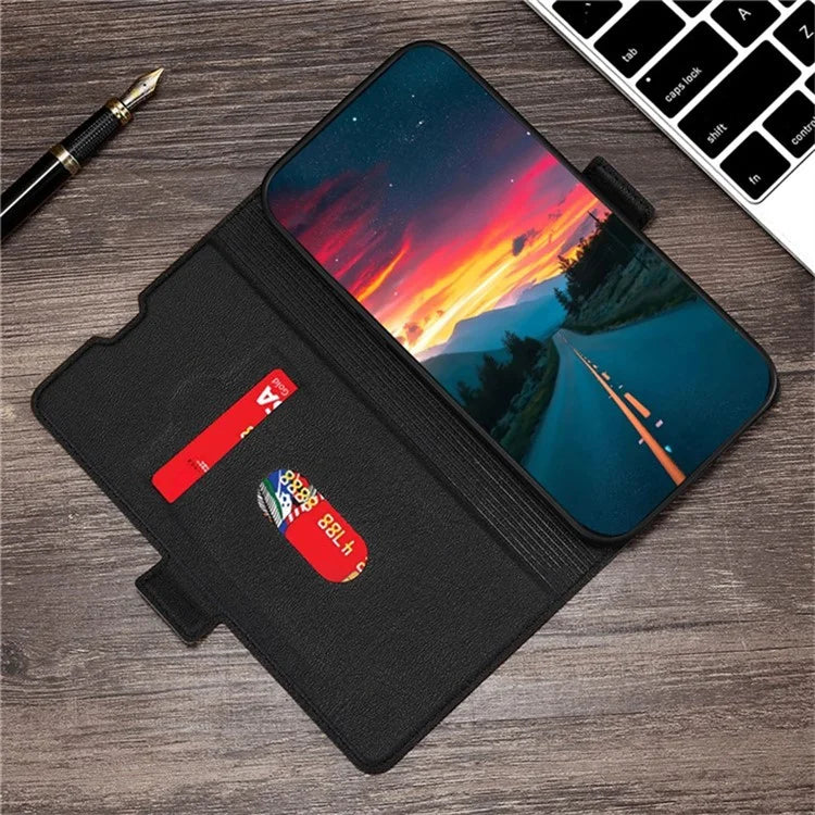 For Xiaomi Redmi Note 13 Pro 5G / Poco X6 5G Protective Case TPU Inner Shell PU Leather Phone Cover