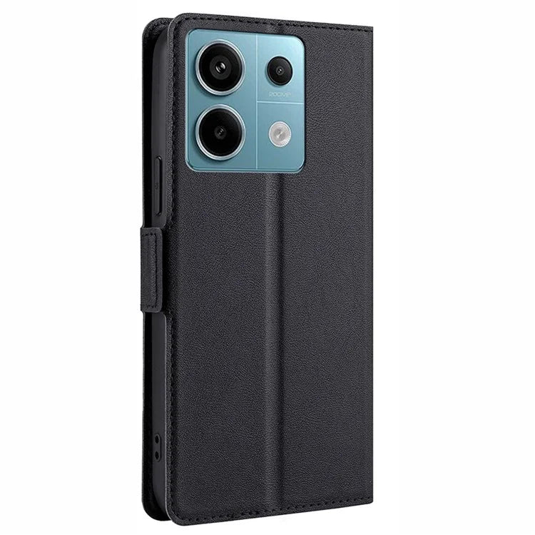 For Xiaomi Redmi Note 13 Pro 5G / Poco X6 5G Protective Case TPU Inner Shell PU Leather Phone Cover