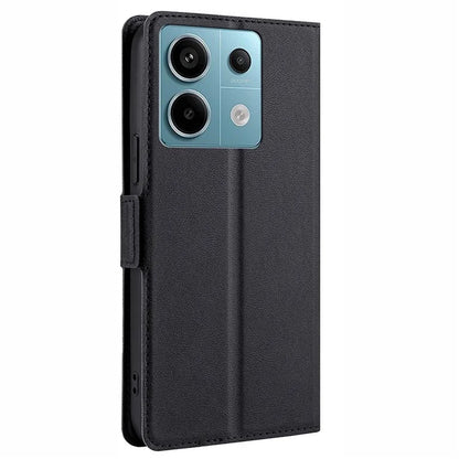 For Xiaomi Redmi Note 13 Pro 5G / Poco X6 5G Protective Case TPU Inner Shell PU Leather Phone Cover