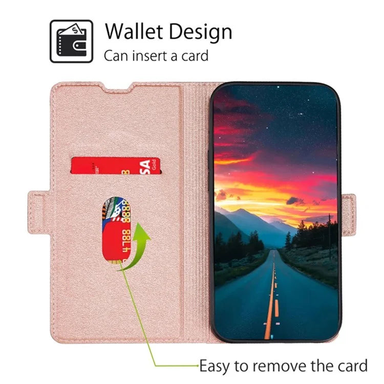 For Xiaomi Redmi Note 13 Pro 5G / Poco X6 5G Protective Case TPU Inner Shell PU Leather Phone Cover