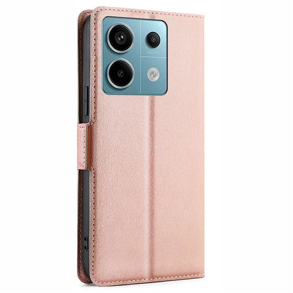 For Xiaomi Redmi Note 13 Pro 5G / Poco X6 5G Protective Case TPU Inner Shell PU Leather Phone Cover