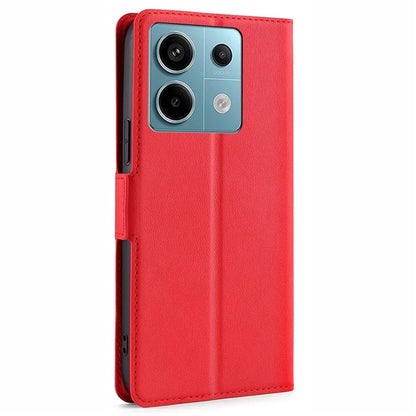 For Xiaomi Redmi Note 13 Pro 5G / Poco X6 5G Protective Case TPU Inner Shell PU Leather Phone Cover