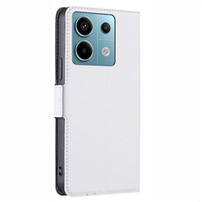 For Xiaomi Redmi Note 13 Pro 5G / Poco X6 5G Protective Case TPU Inner Shell PU Leather Phone Cover