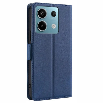 For Xiaomi Redmi Note 13 Pro 5G / Poco X6 5G Protective Case TPU Inner Shell PU Leather Phone Cover