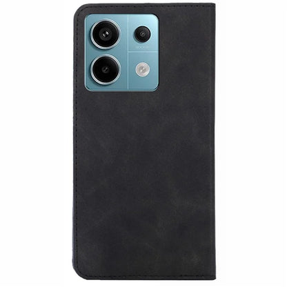 For Xiaomi Redmi Note 13 Pro 5G / Poco X6 5G Case PU Leather Card Holder Skin-touch Phone Cover