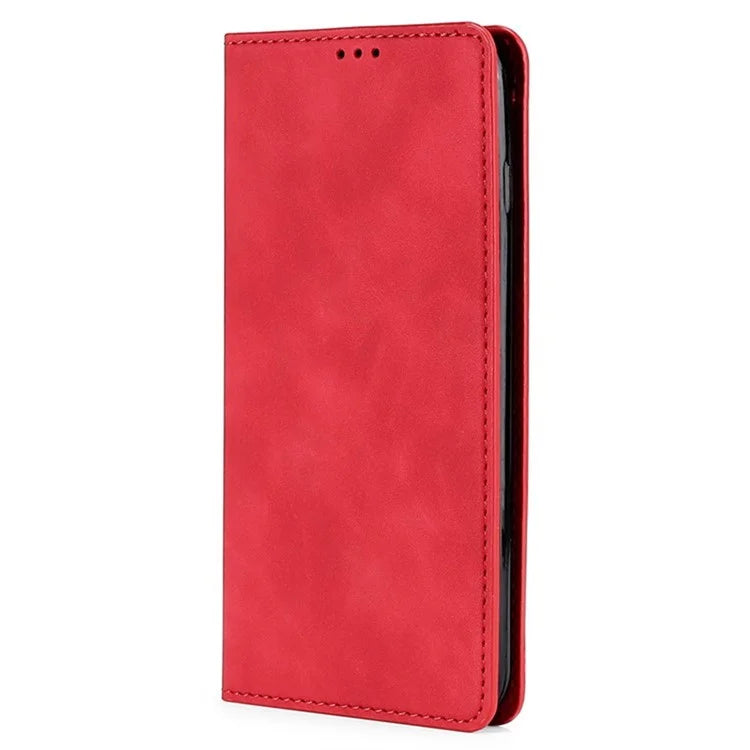 For Xiaomi Redmi Note 13 Pro 5G / Poco X6 5G Case PU Leather Card Holder Skin-touch Phone Cover