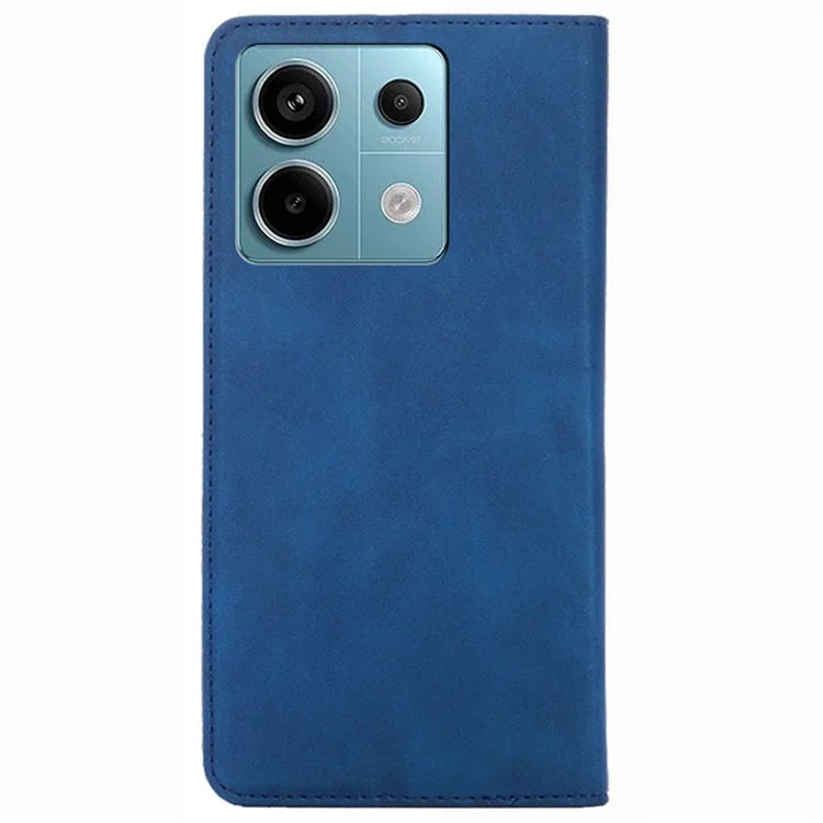 For Xiaomi Redmi Note 13 Pro 5G / Poco X6 5G Case PU Leather Card Holder Skin-touch Phone Cover