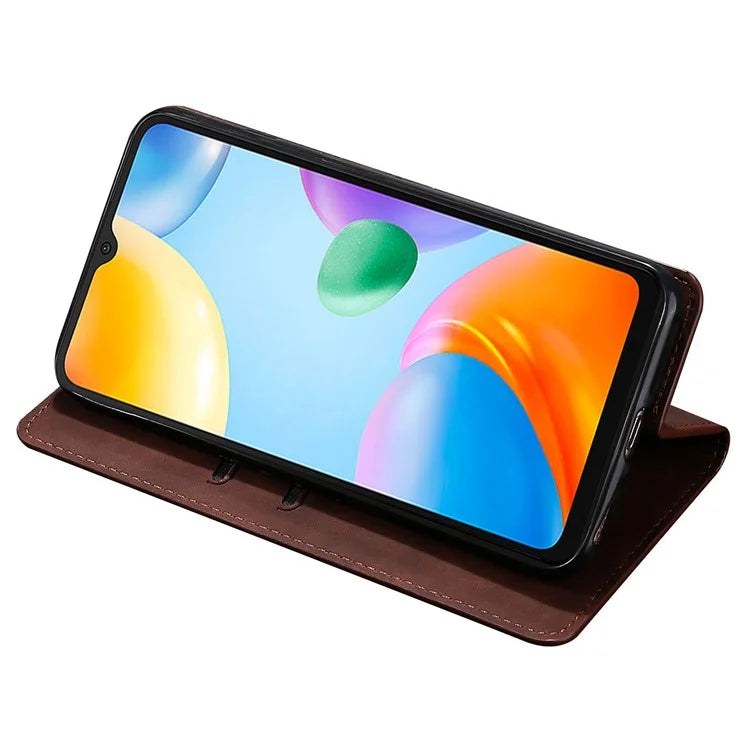 For Xiaomi Redmi Note 13 Pro 5G / Poco X6 5G Case PU Leather Card Holder Skin-touch Phone Cover
