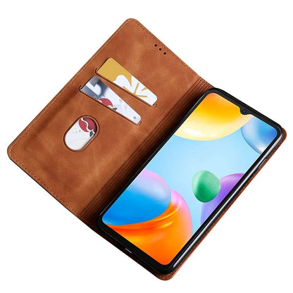 For Xiaomi Redmi Note 13 Pro 5G / Poco X6 5G Case PU Leather Card Holder Skin-touch Phone Cover
