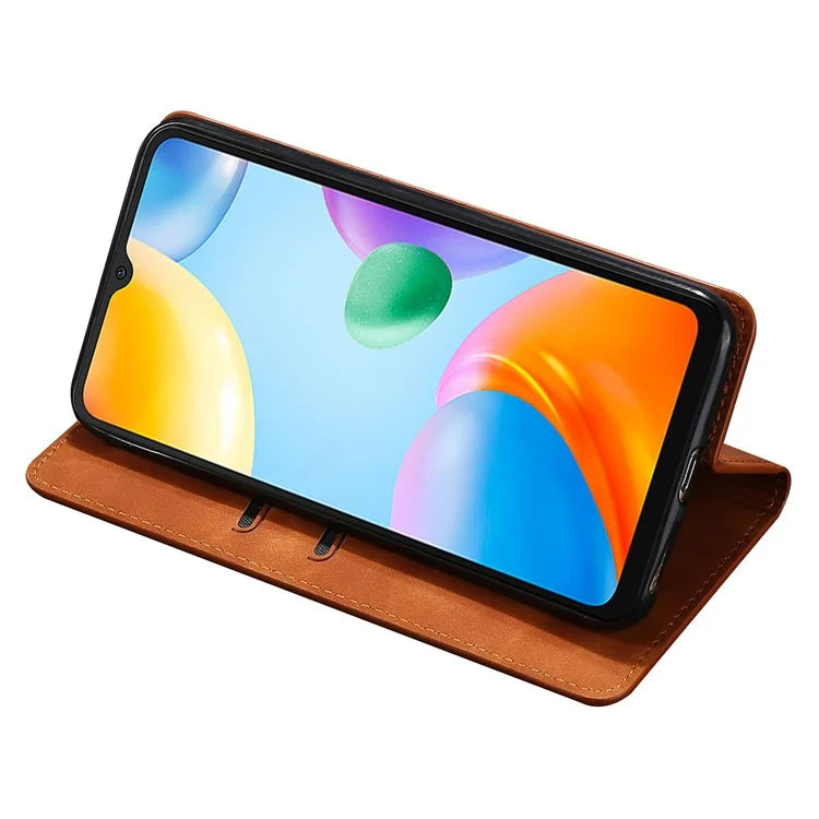 For Xiaomi Redmi Note 13 Pro 5G / Poco X6 5G Case PU Leather Card Holder Skin-touch Phone Cover