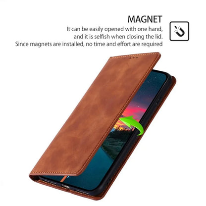 For Xiaomi Redmi Note 13 Pro 5G / Poco X6 5G Case PU Leather Card Holder Skin-touch Phone Cover
