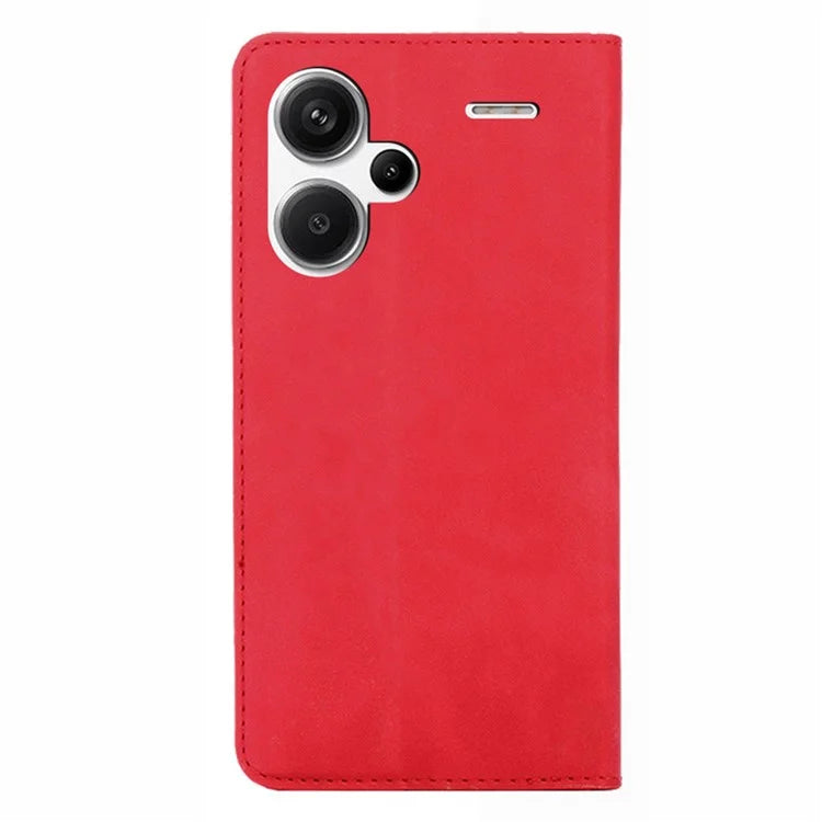 For Xiaomi Redmi Note 13 Pro+ 5G Case Skin-touch PU Leather Card Holder Phone Cover