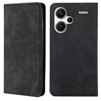 For Xiaomi Redmi Note 13 Pro+ 5G Case Skin-touch PU Leather Card Holder Phone Cover