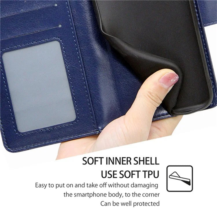 For Xiaomi Redmi Note 13 Pro 5G / Poco X6 5G Shockproof Case PU Leather Phone Cover