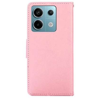 For Xiaomi Redmi Note 13 Pro 5G / Poco X6 5G Shockproof Case PU Leather Phone Cover