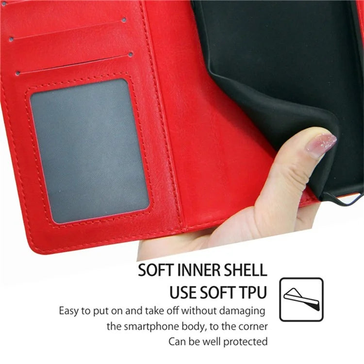 For Xiaomi Redmi Note 13 Pro 5G / Poco X6 5G Shockproof Case PU Leather Phone Cover