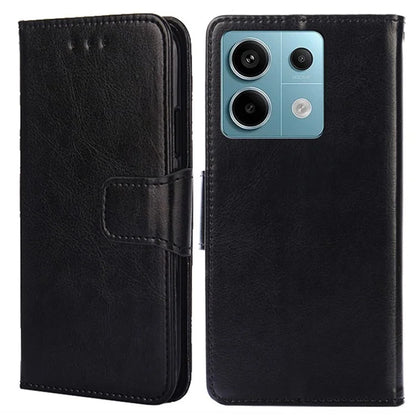 For Xiaomi Redmi Note 13 Pro 5G / Poco X6 5G Shockproof Case PU Leather Phone Cover