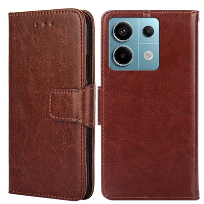 For Xiaomi Redmi Note 13 Pro 5G / Poco X6 5G Shockproof Case PU Leather Phone Cover