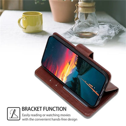 For Xiaomi Redmi Note 13 Pro 5G / Poco X6 5G Shockproof Case PU Leather Phone Cover