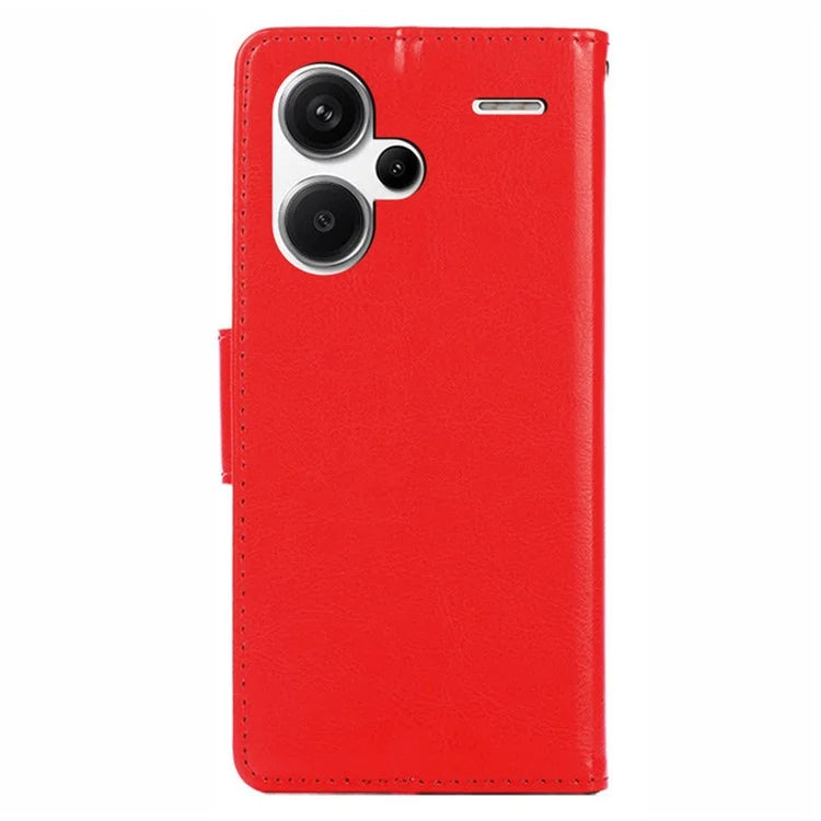 For Xiaomi Redmi Note 13 Pro+ 5G Case PU Leather Shockproof Phone Cover
