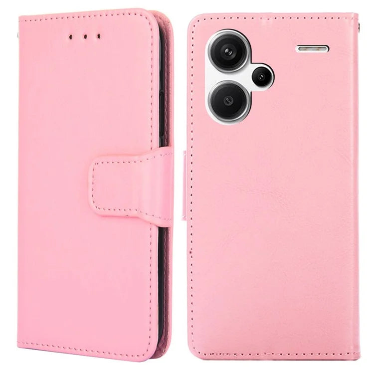 For Xiaomi Redmi Note 13 Pro+ 5G Case PU Leather Shockproof Phone Cover