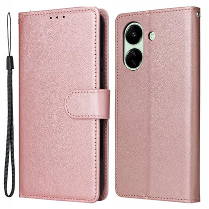 For Xiaomi Redmi 13C 4G / Poco C65 4G Case PU Leather Wallet Phone Cover Magnetic Clasp