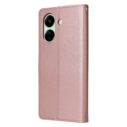 For Xiaomi Redmi 13C 4G / Poco C65 4G Case PU Leather Wallet Phone Cover Magnetic Clasp