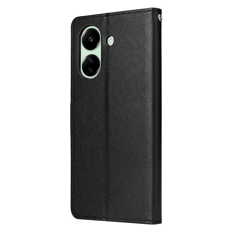 For Xiaomi Redmi 13C 4G / Poco C65 4G Case PU Leather Wallet Phone Cover Magnetic Clasp