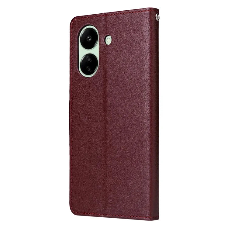 For Xiaomi Redmi 13C 4G / Poco C65 4G Case PU Leather Wallet Phone Cover Magnetic Clasp