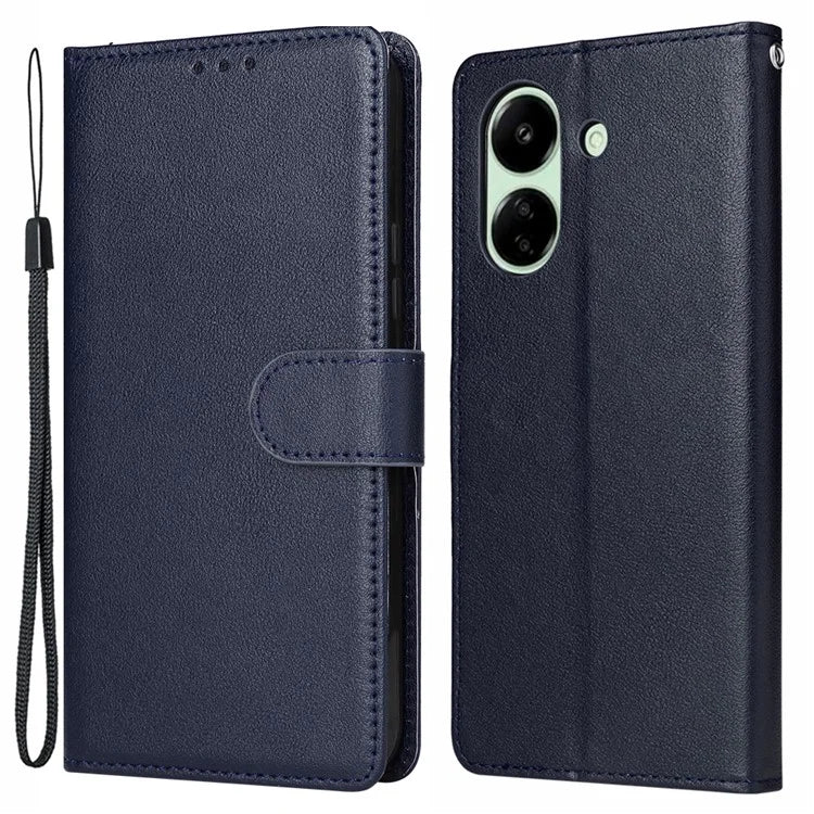 For Xiaomi Redmi 13C 4G / Poco C65 4G Case PU Leather Wallet Phone Cover Magnetic Clasp
