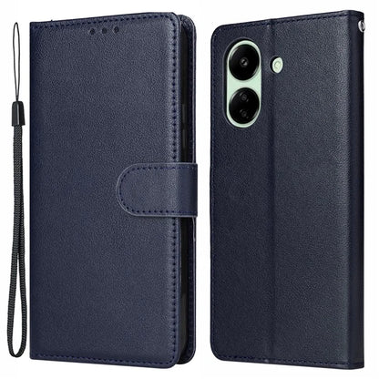 For Xiaomi Redmi 13C 4G / Poco C65 4G Case PU Leather Wallet Phone Cover Magnetic Clasp