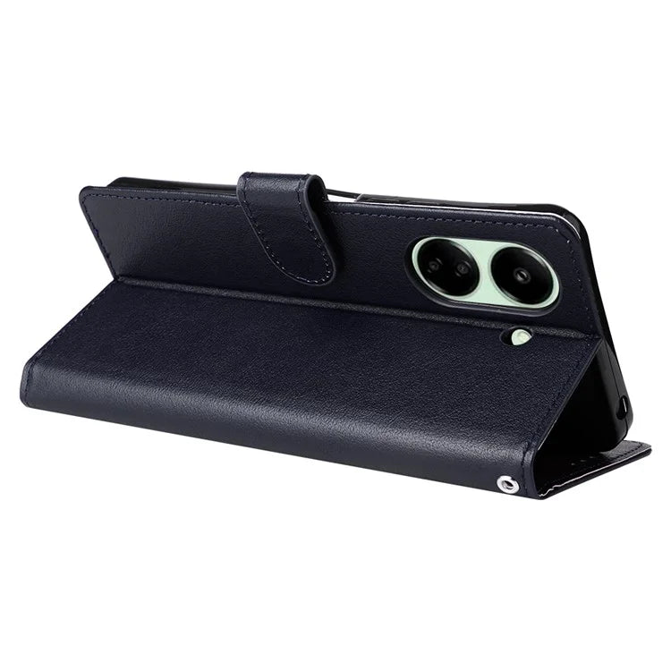 For Xiaomi Redmi 13C 4G / Poco C65 4G Case PU Leather Wallet Phone Cover Magnetic Clasp