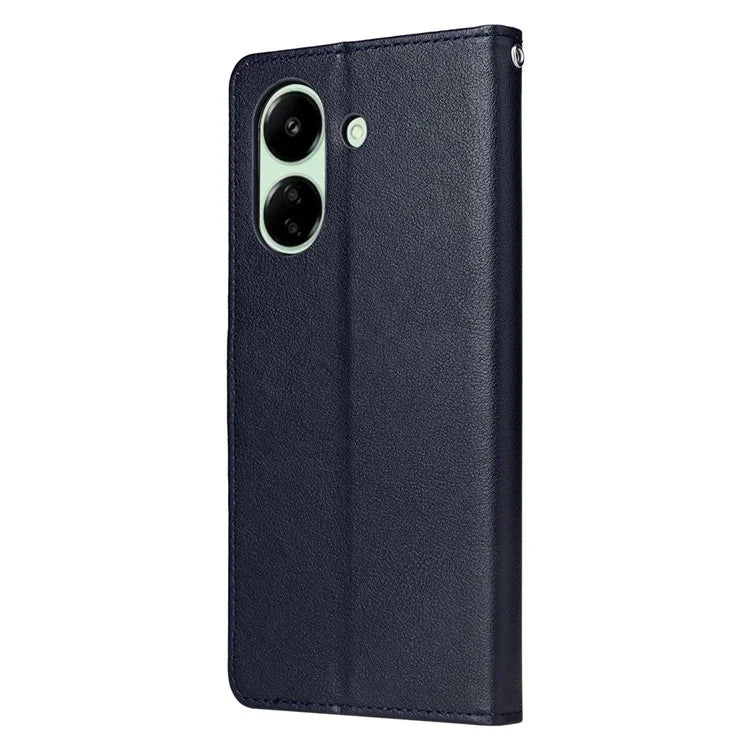 For Xiaomi Redmi 13C 4G / Poco C65 4G Case PU Leather Wallet Phone Cover Magnetic Clasp