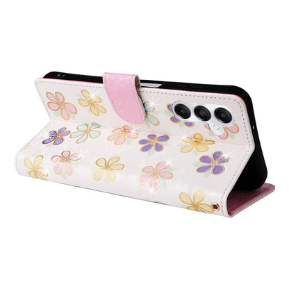 For Samsung Galaxy A05s 4G Case Floral Aesthetic RFID Blocking Leather Phone Cover