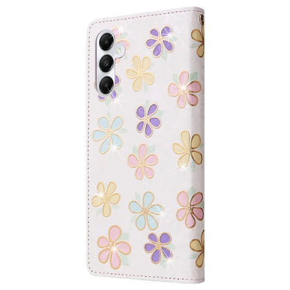 For Samsung Galaxy A05s 4G Case Floral Aesthetic RFID Blocking Leather Phone Cover