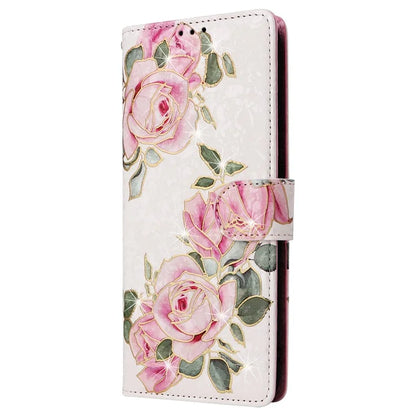 For Samsung Galaxy A05 4G Case RFID Blocking Lacquered Design Leather Flip Phone Cover