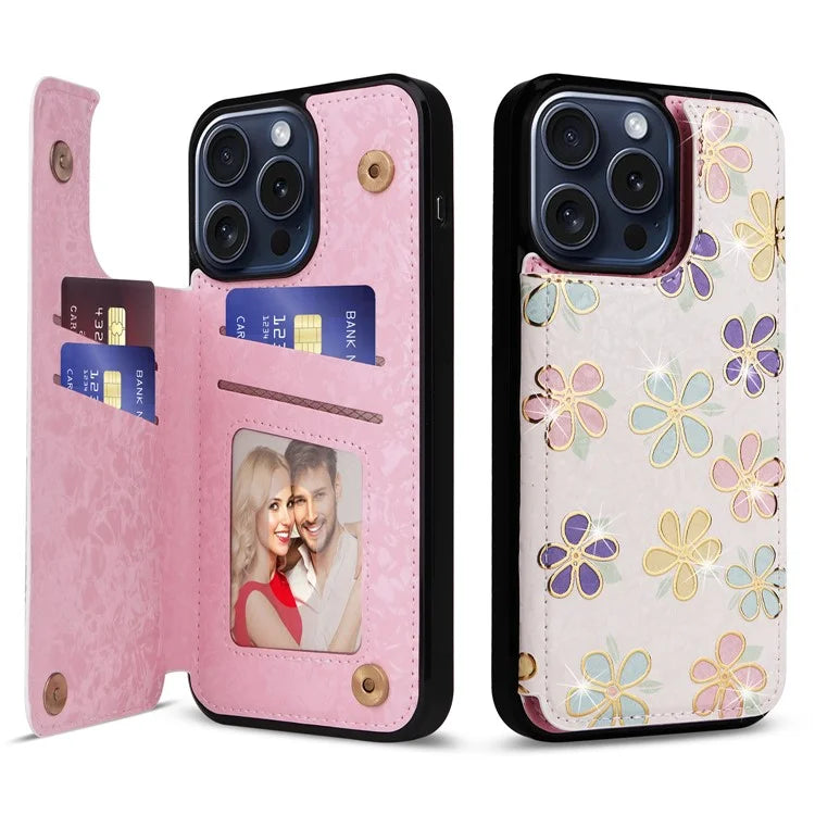 For iPhone 15 Pro Case Kickstand Drop Protection Shockproof Phone Shell