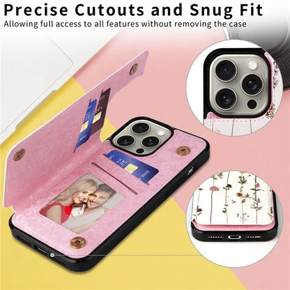 For iPhone 15 Pro Max Shockproof Case Drop-Proof Kickstand Phone Shell
