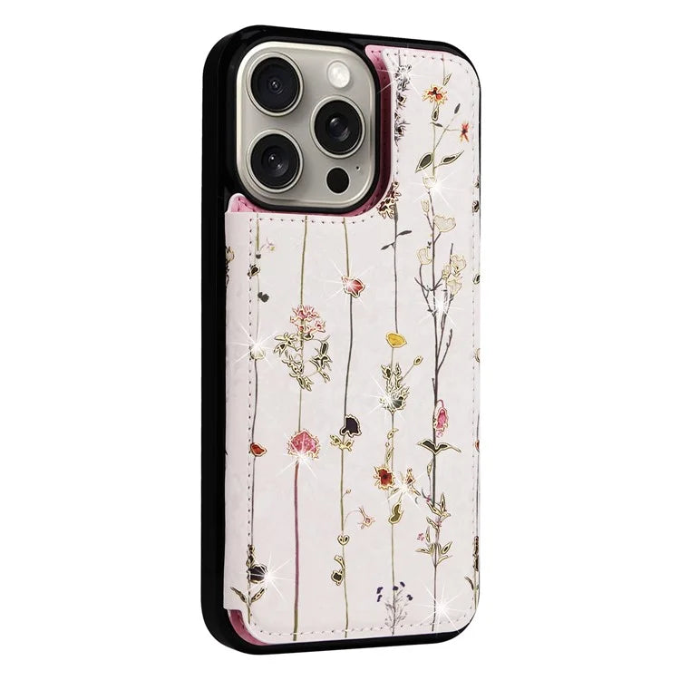 For iPhone 15 Pro Max Shockproof Case Drop-Proof Kickstand Phone Shell