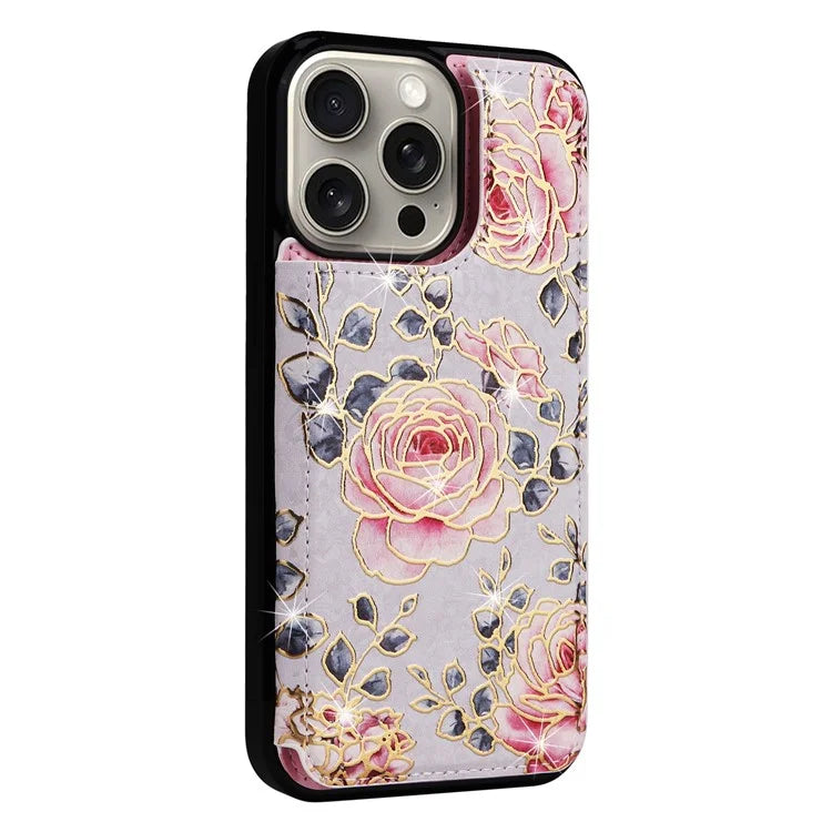 For iPhone 15 Pro Max Shockproof Case Drop-Proof Kickstand Phone Shell