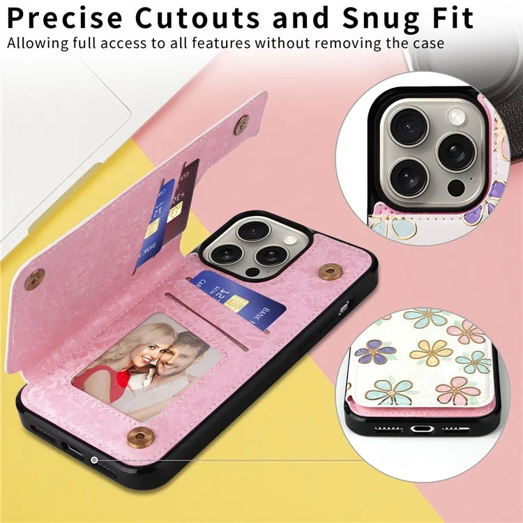 For iPhone 15 Pro Max Shockproof Case Drop-Proof Kickstand Phone Shell