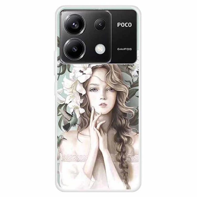 For Xiaomi Redmi Note 13 Pro 5G / Poco X6 5G TPU Phone Case Pattern Printing Back Cover