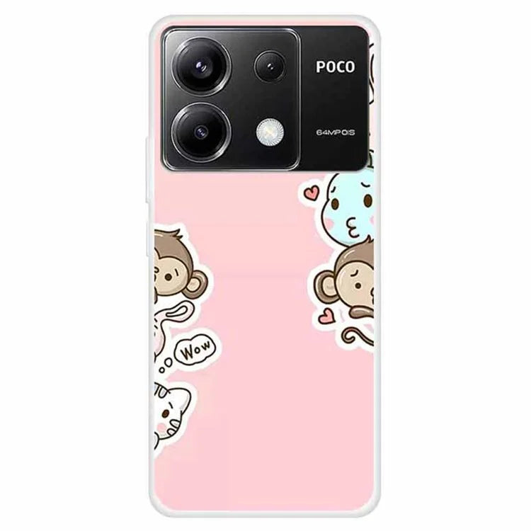 For Xiaomi Redmi Note 13 Pro 5G / Poco X6 5G TPU Phone Case Pattern Printing Back Cover